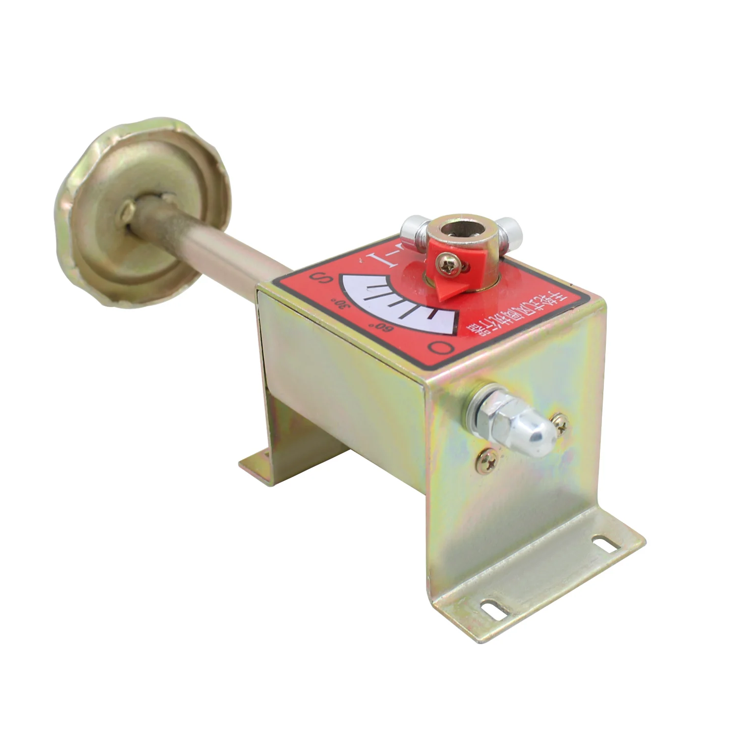 for air volume/galvanized air volume control valve stainless steel galvanized handle Aperture 14mm manual worm gear actuator