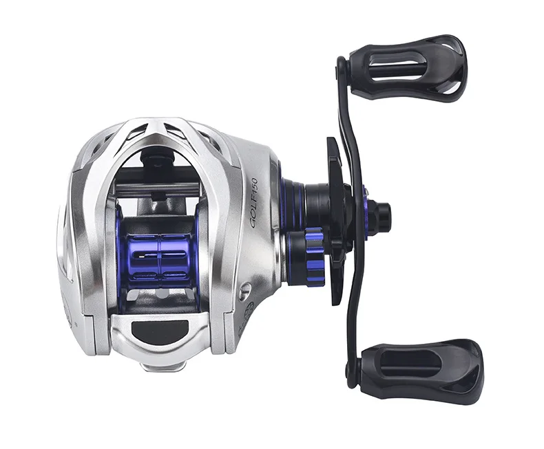 

WOEN High-speed ratio 7.3:1 Light weight Baitcasting reel LF150 Luya Small things Fishing wheel 8KG braking force