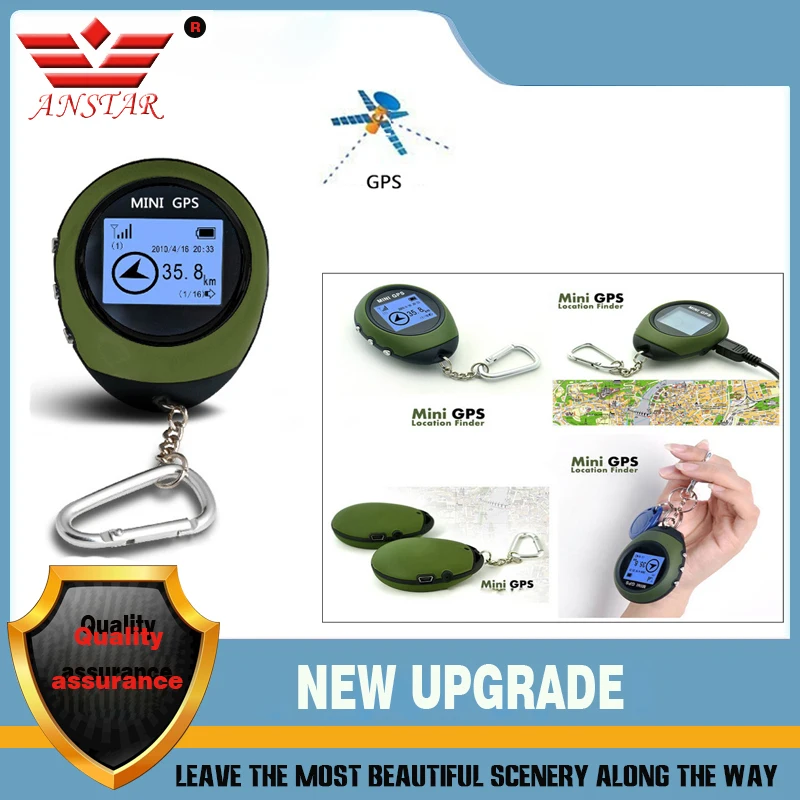 ANSTAR Mini GPS Tracker Portable Handheld Navigator GPS Locator For Tourists Locator Compass For Outdoor Sport And Travel