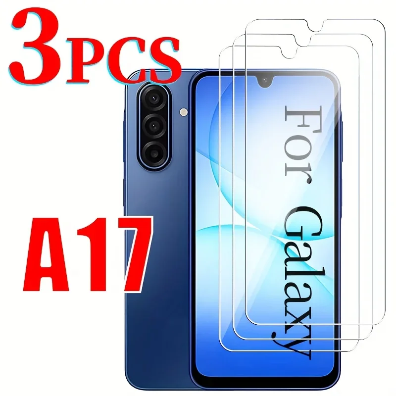 3-Piece Tempered Glass Case-Friendly Anti-Scratch HD Transparent Screen Protector