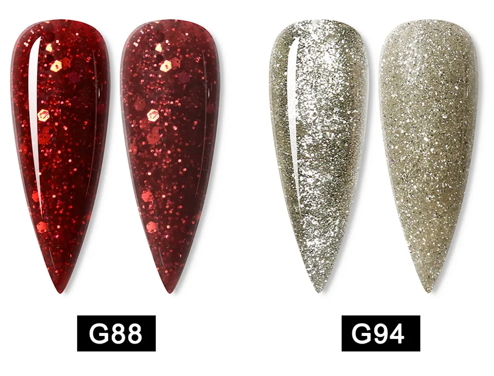30ml Semi-Permanent Glitter Nail Gel for Nail Extensions