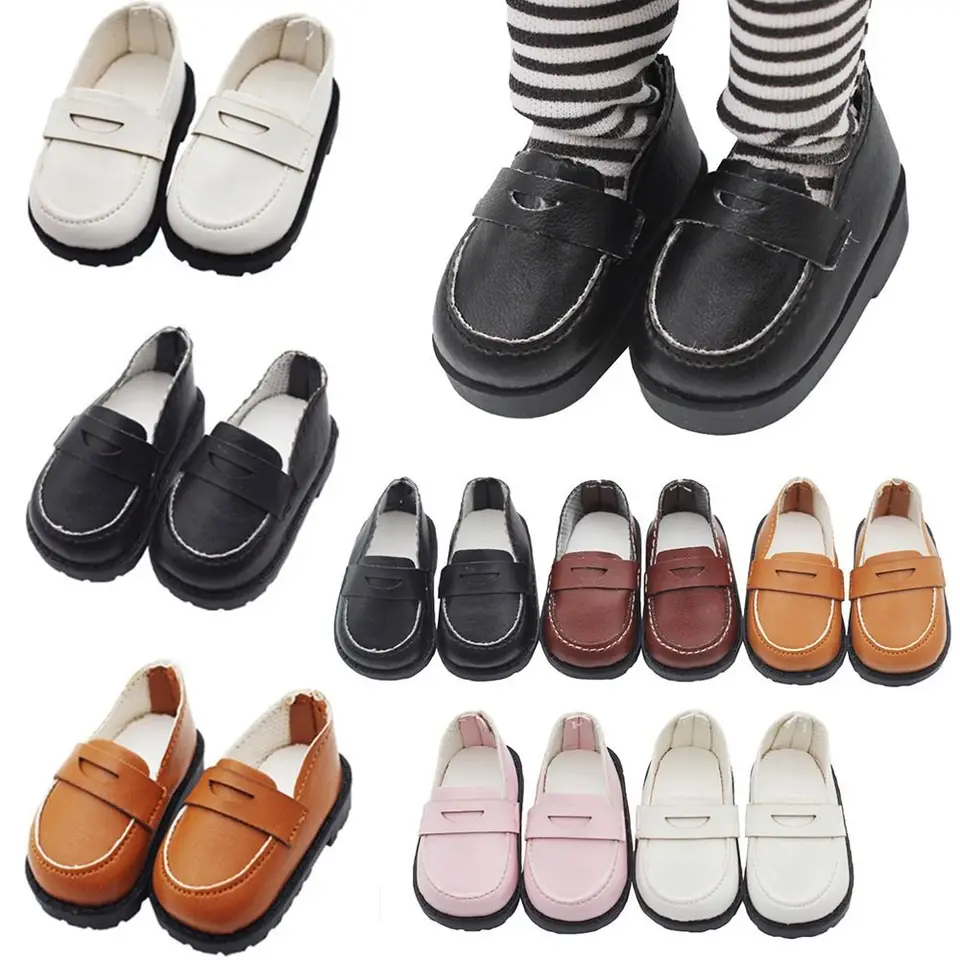Chaussures De Poupée 1:4 – Talons Roses PU 6 Cm – Accessoires Pour Figurines Féminines – Paire Unique