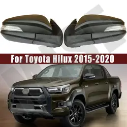 Car Accessories For Toyota Hilux 2015-2020 Left/Right Car Accessories Side Mirror Rearview Assembly 3/5/7PIN