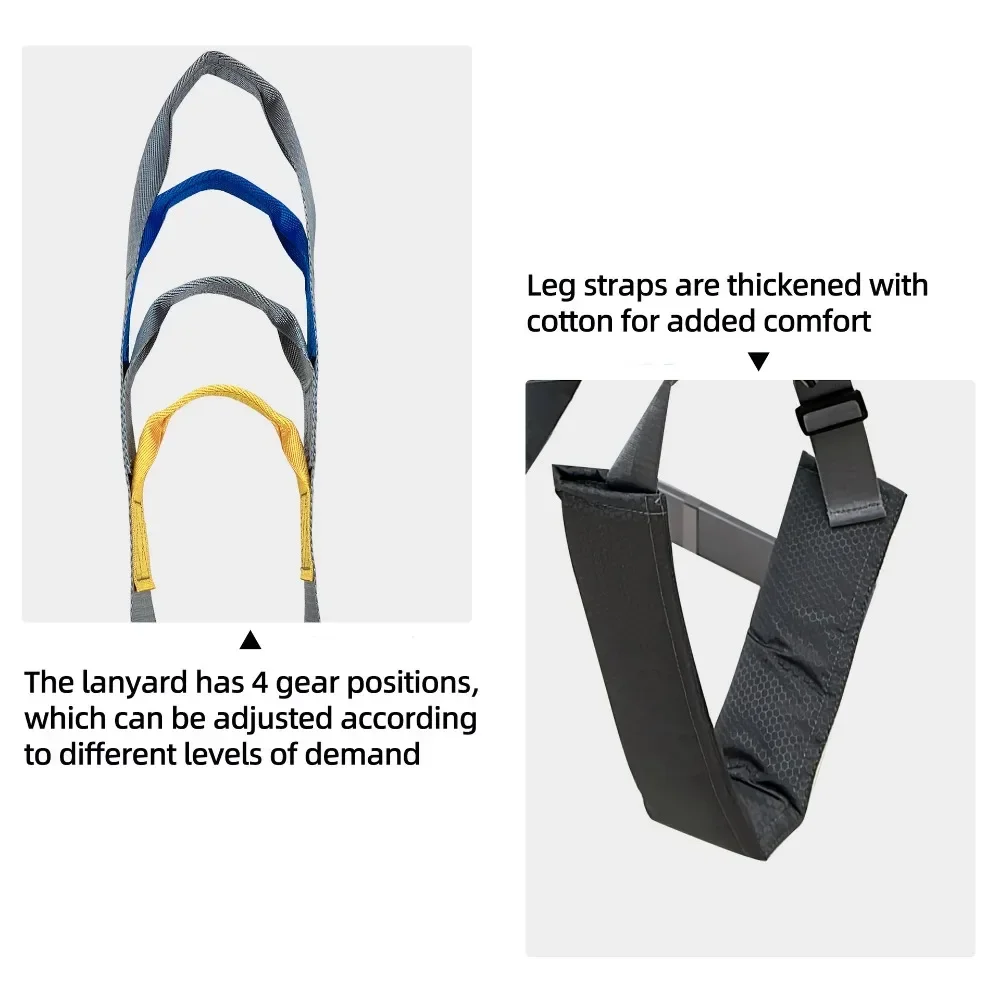 Patients Disabilities Walking Sling Rehabilitation Walking Training Displacement Machine Lifting Equipment Adjustable Sling