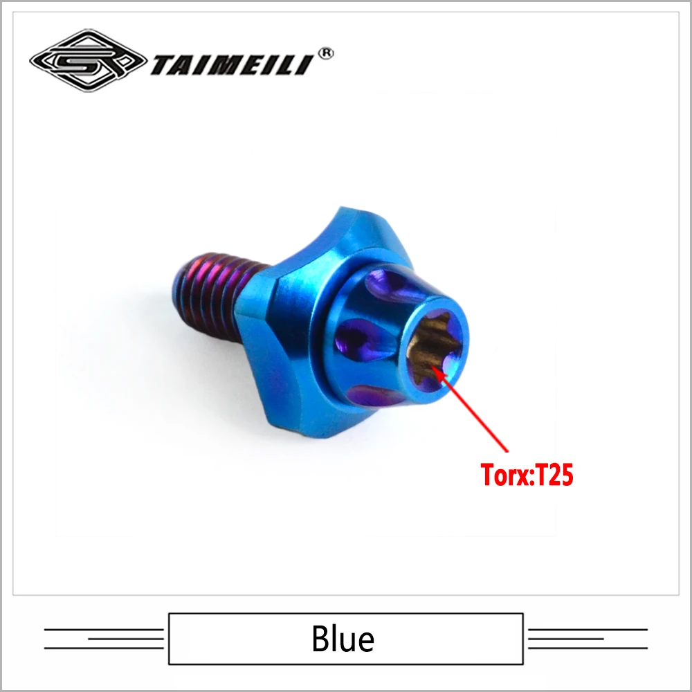 High-Performance Titanium Alloy Curved Washer with Screws for Bicycle Front Variable Speed Fixing