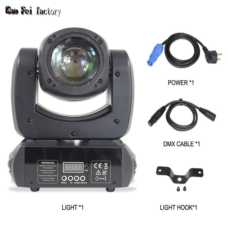 Tête Mobile Lyre LED 180W DMX512 - Effets Lumineux RGBW - Pour Fêtes, DJ, Mariages