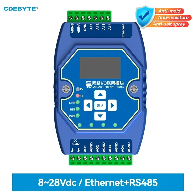 EBYTE ME31-XAXA0404 DC 8-28V Modbus TCP/RTU I/O..