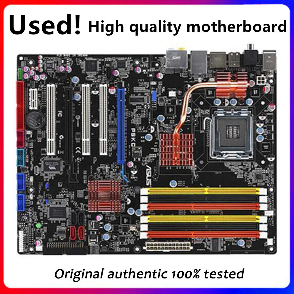 

For Asus P5KC Desktop Motherboard P35 Socket LGA 775 DDR2 Original Used Mainboard On Sale