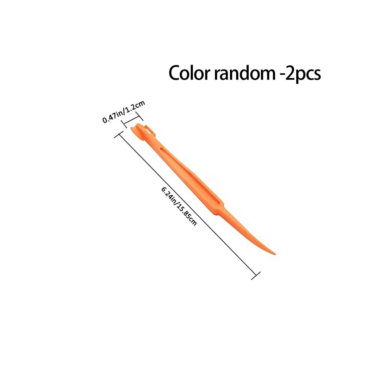 2pcs- Long plastic orange peeler Grapefruit pomegranate Orange peeler Fruit peel orange opener Multi-functional peeler