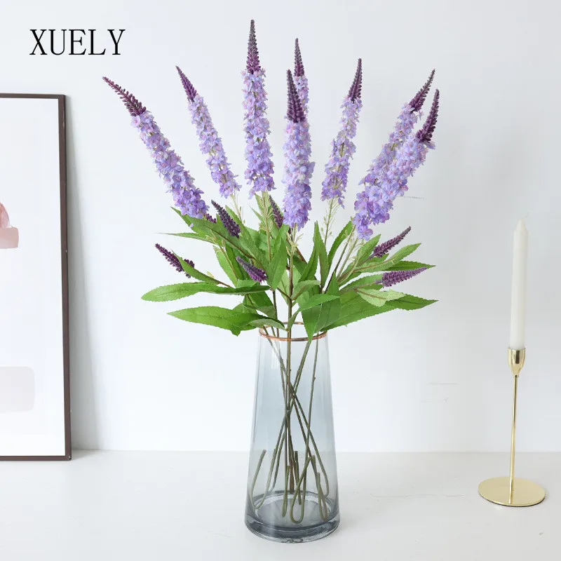 Lavender Simulation Flower Arrangement - Elegant Pastoral Decor