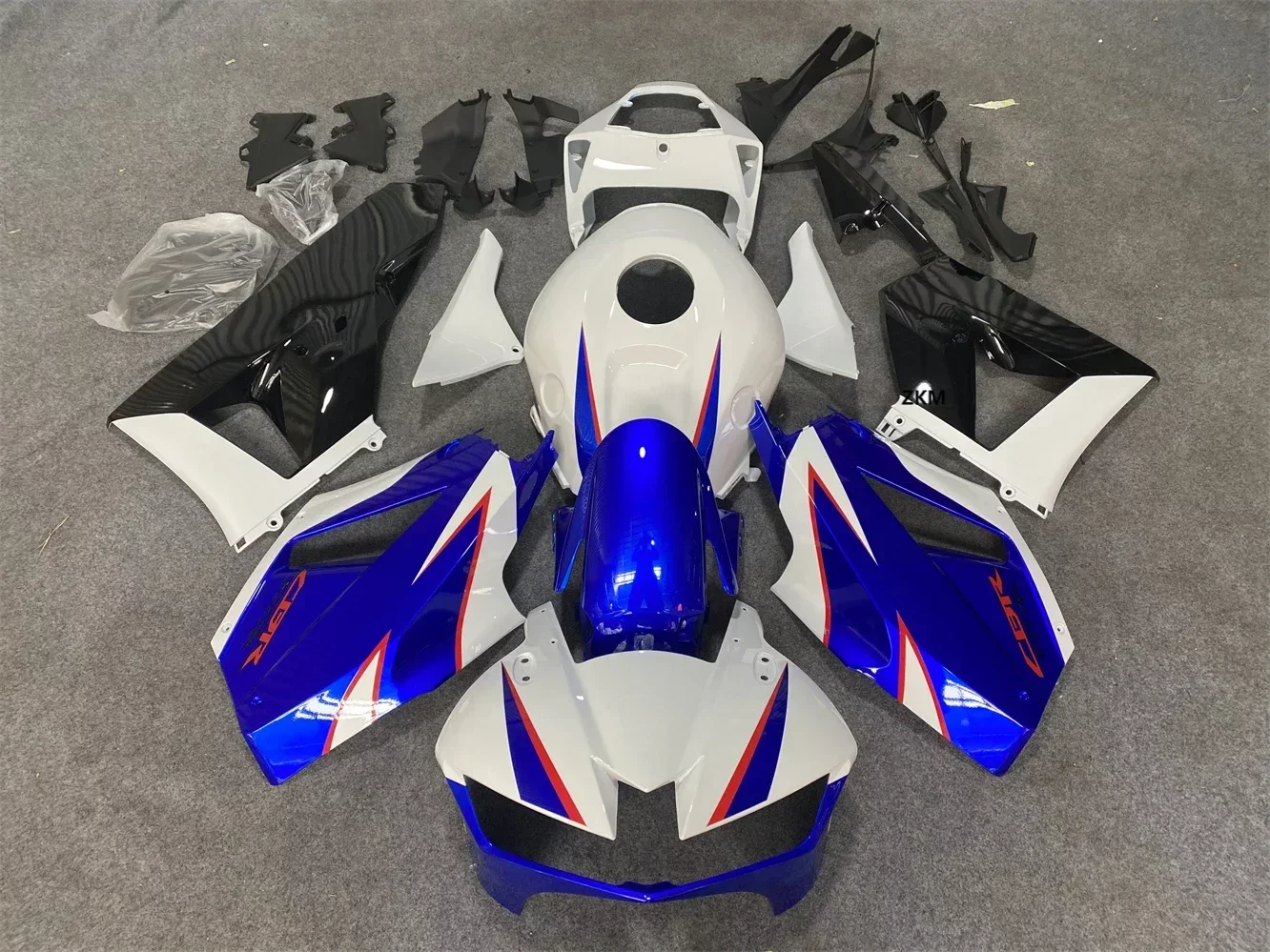 

La aplicación CBR 600RR 13 Bodywork CBR 600RR 2015 Plastic Fairings CBR 600 RR 2013 - 2017 Fairings Azul blanco negro