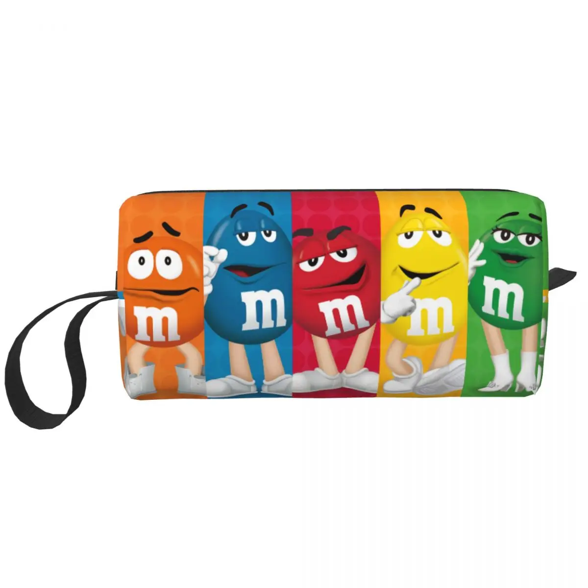 MMChocolateMakeupBagPouchZipperCosmeticBagTravelToiletryBag