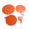 5V 12V 24V 110V 220V Round Silicone Rubber Heating Pad Mat W/ Adhesive Circle Heater Plate Oil Tank 3D Printer Engine Waterproof 3