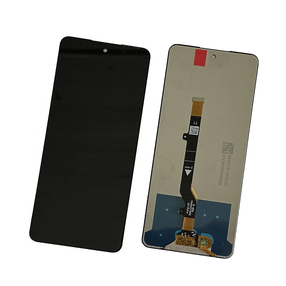100% Tested Black 6.8 inch For Tecno Spark 8 Pro KG8 Full LCD Display Touch Screen Digitizer Assembly Panel Replacement parts