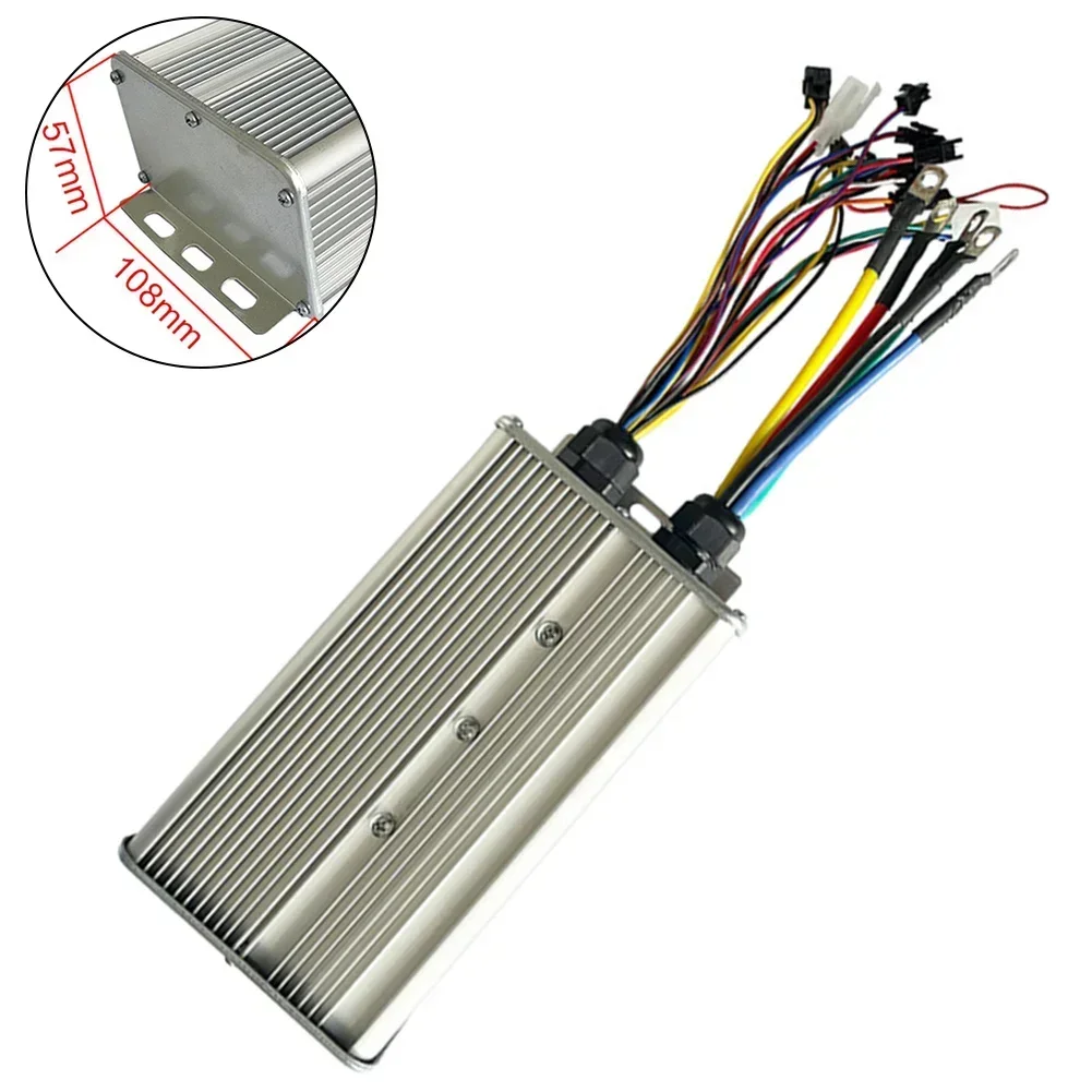 48V-72V JN-60A 1000W-3000W Motor Dual Controller For Electric Bicycle Scooter Bicycle Scooter Lithium Electric Modification Part electric scooter controller