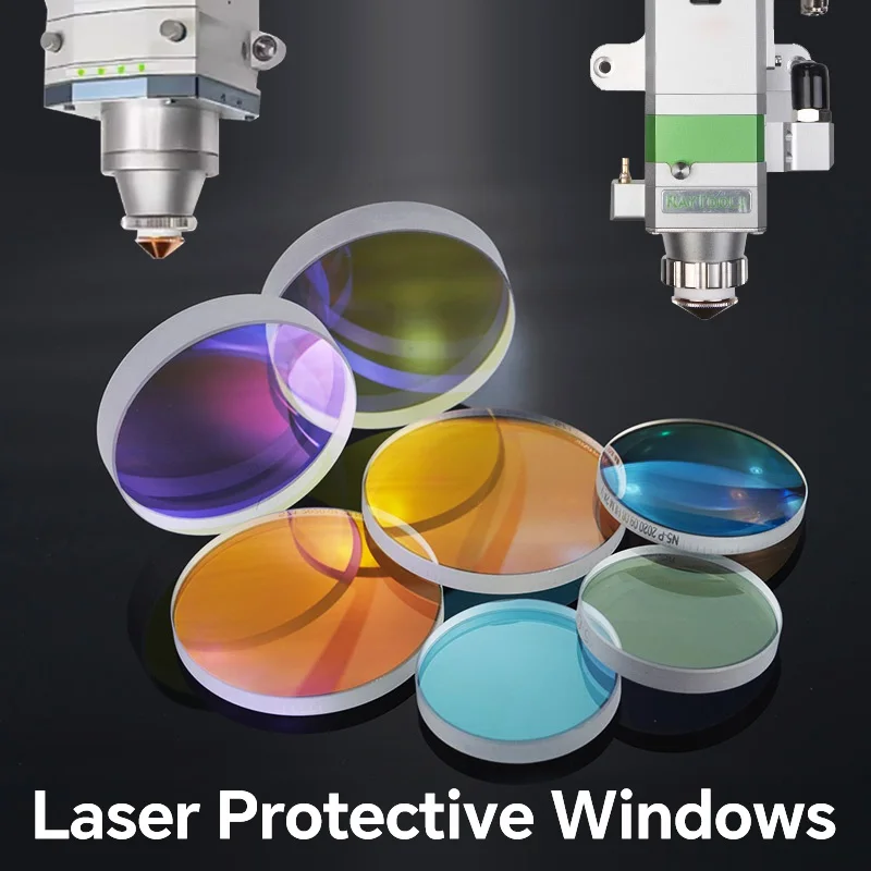 Laser Protective Windows 27.9x4.1 6kW Protective Glasses for Laser Cutting 37x7 Fiber Laser Protection Lens Raytools 1064nm