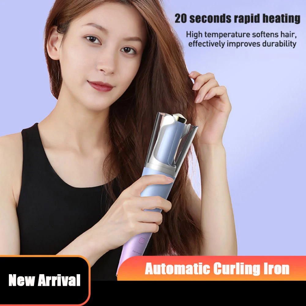 Automatic Curling Iron Rotating Curls Waves Ceramic Curling Iron Hair