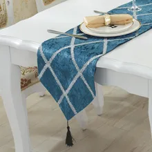 Nappe de Table en losange, Style européen, haut de gamme, couverture de Piano, décorations de noël, nouvelle collection