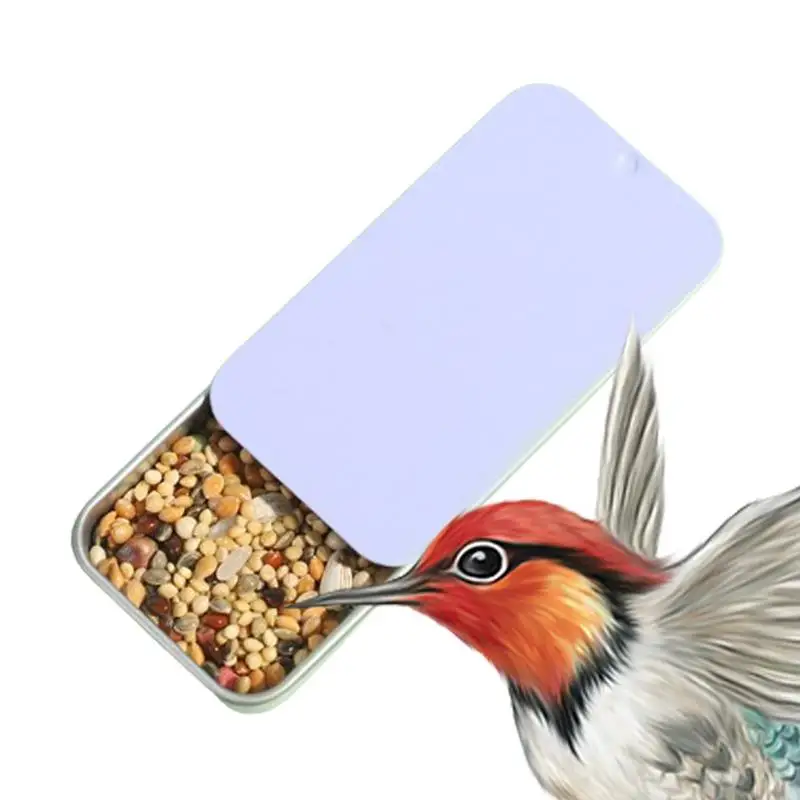 

Automatic Bird Feeder Standing Feeding Tool Outdoor Bird Feeder Hanging Nut Multi-Hole Dispenser Stand Food container bird