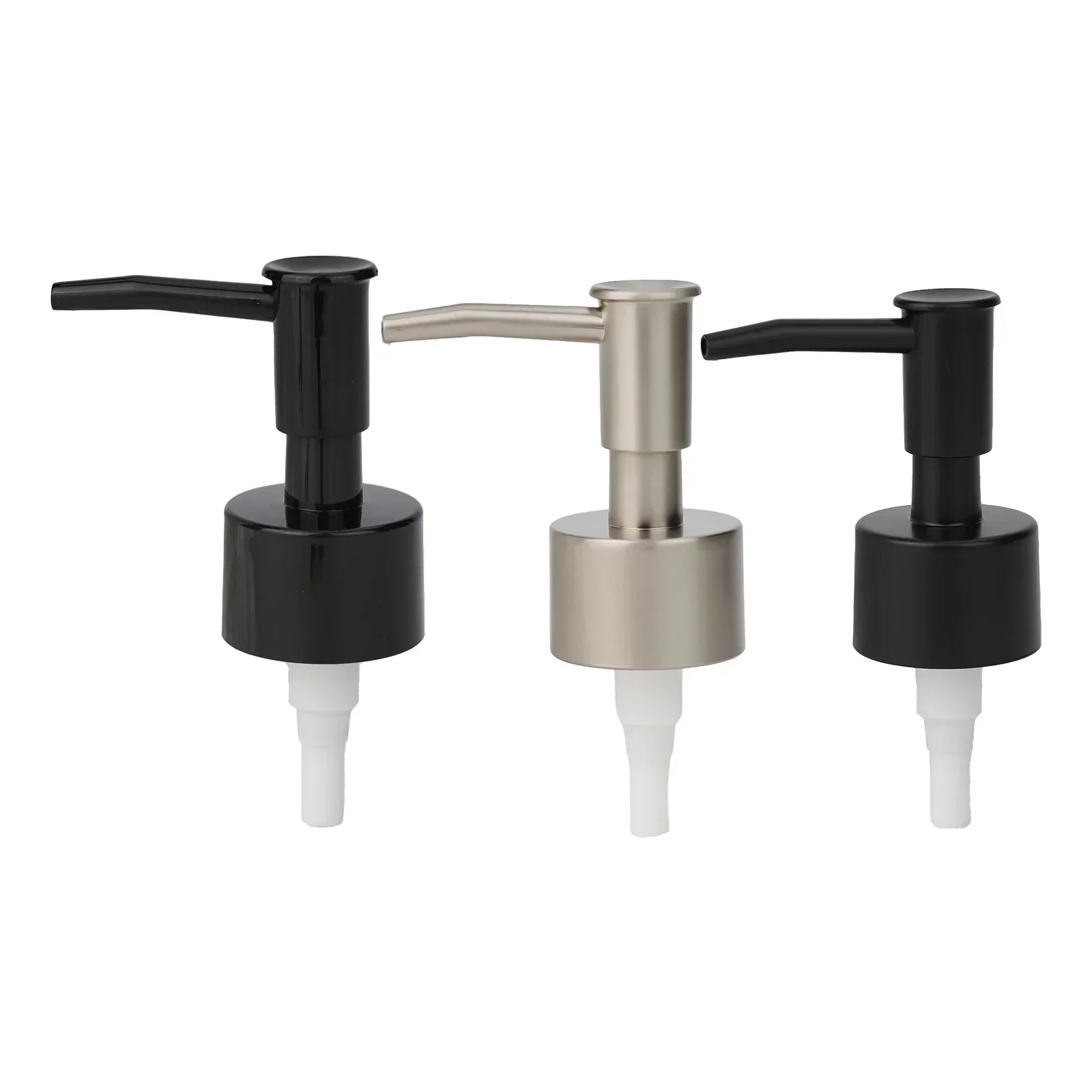 Dispensers Garden Soap Dishes Tube Pump Head Bathroom Spray 28 Teeth 28 Thread ABS Plastic Black Plastic Lotion 6