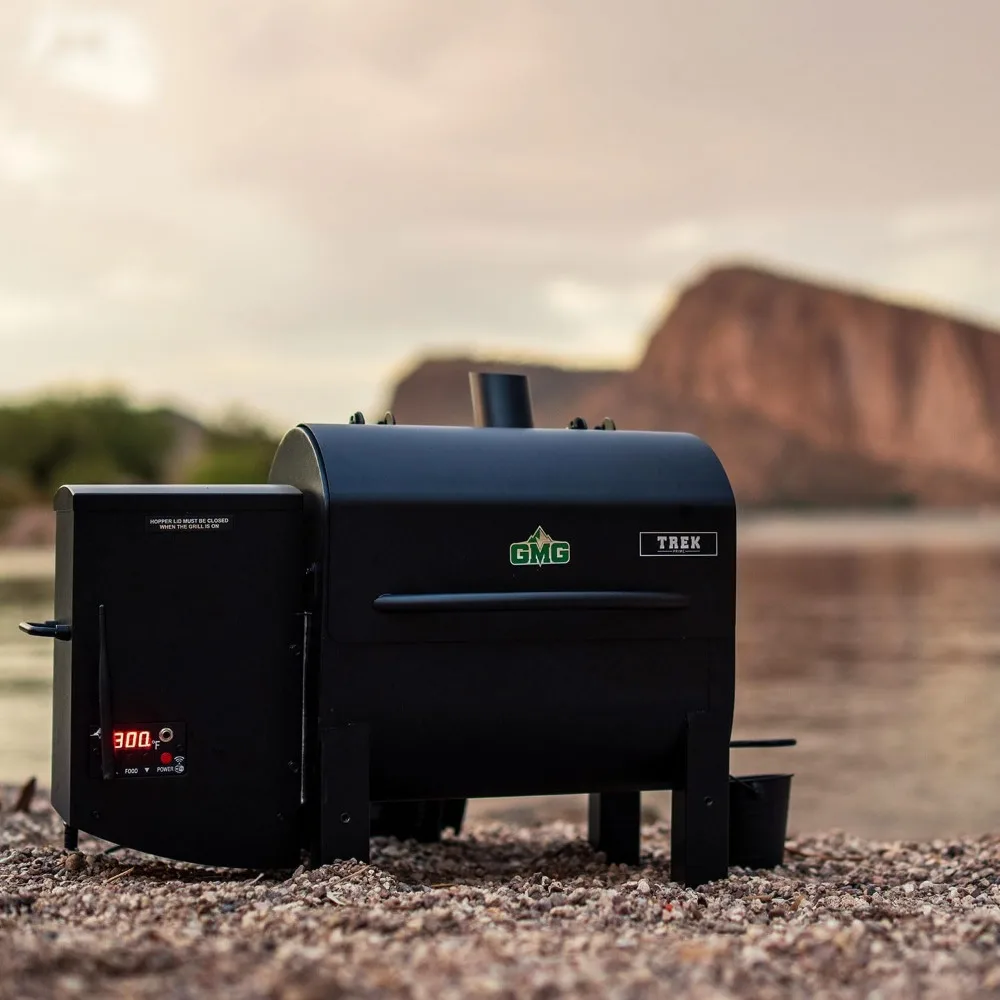 Green Mountain Trek Prime 2.0 Wood Pellet Grill, WiFi Smart Control, Outdoor Camping, Smoker Grill Replaces Davy Crockett