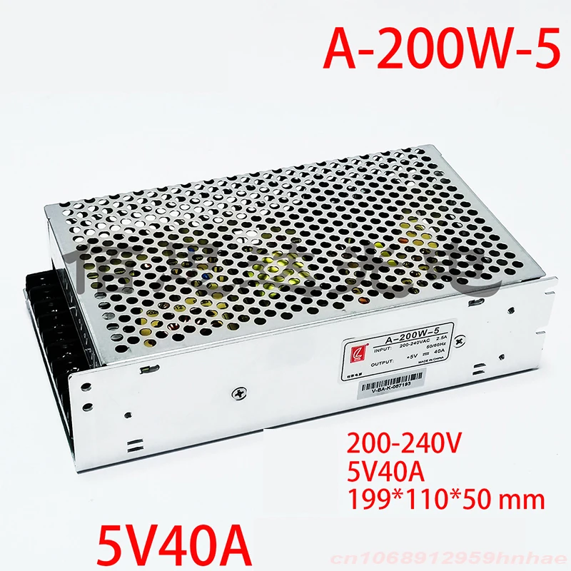 

New Genuine For LED Power Supply A-200W-5 5V 40A 200W