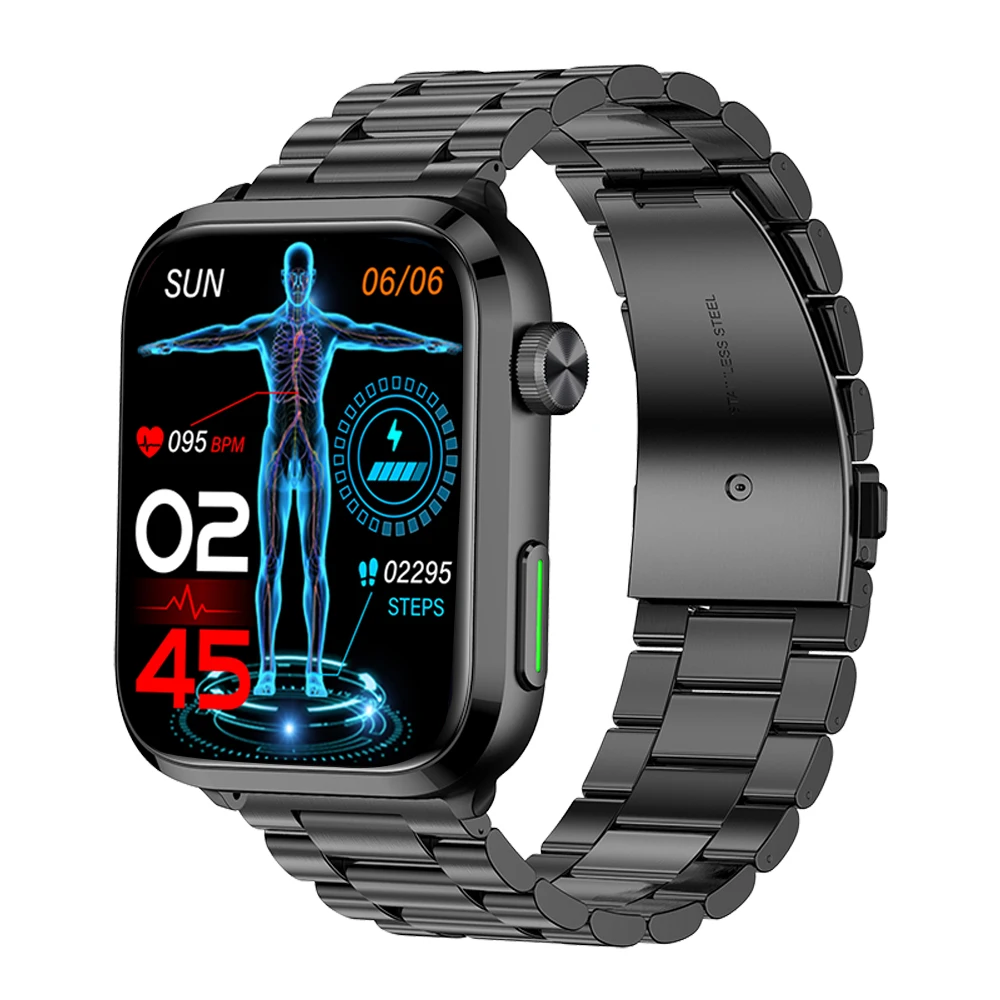 

Laser Therapy Health Smart Watch Blood Sugar Uric Acid Blood Lipid Pressure Monitoring Smartwatch Bluetooth Call SOS Watches