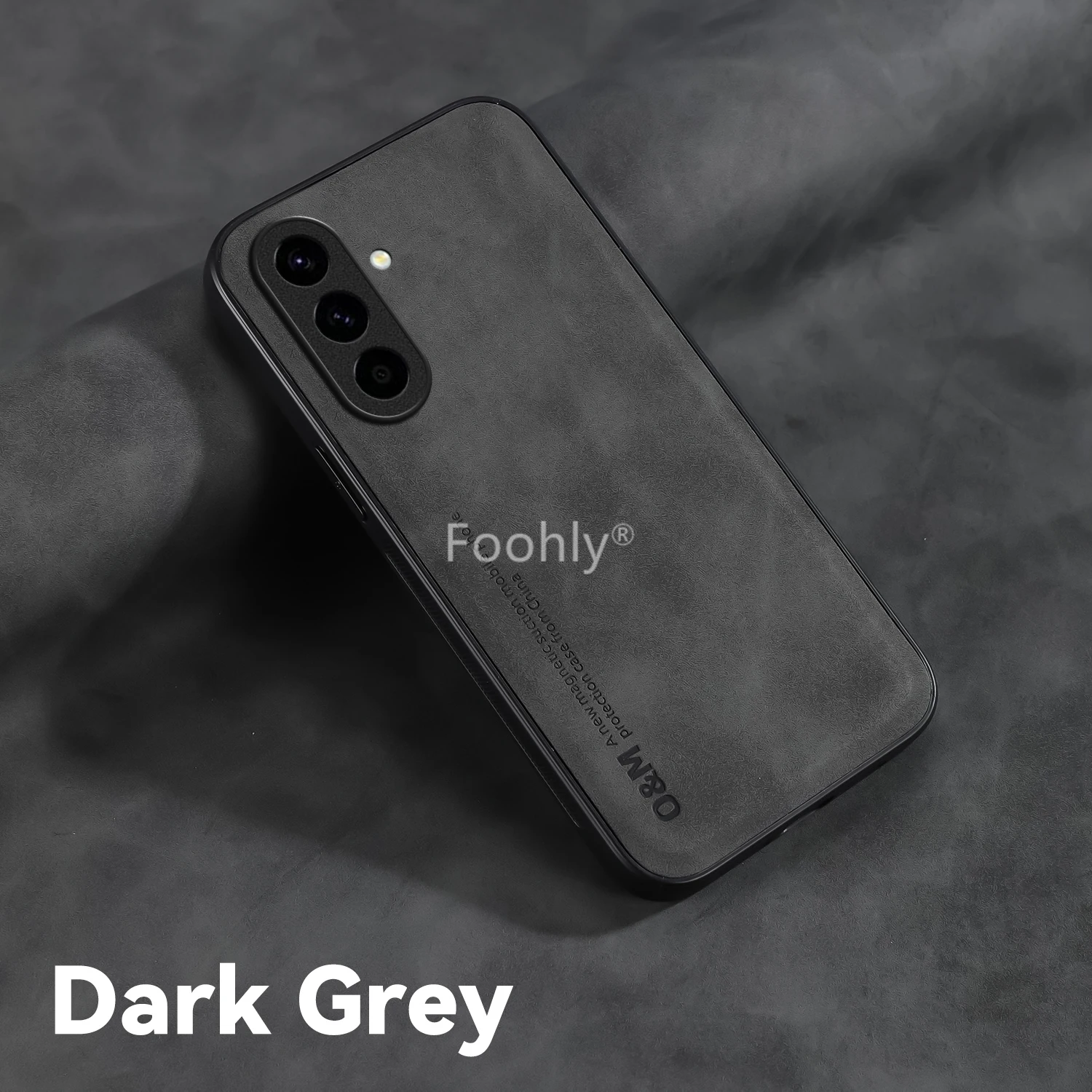 Nubuck Leather Shockproof Magnetic Protective Phone Case Cover