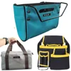 Telescoping Ladder Tool Bag Tool Hanging Bag with Side Pockets Oxford Cloth Herringbone Ladder Tool Storage Bag for Electrician 1