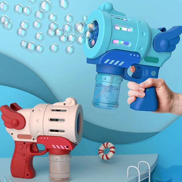 Bubble Machine Automatic Bubble Blower Gun Fidget Toys Indoor Outdoor soap water Blower toy Gift for Children Machine Bubbles 3