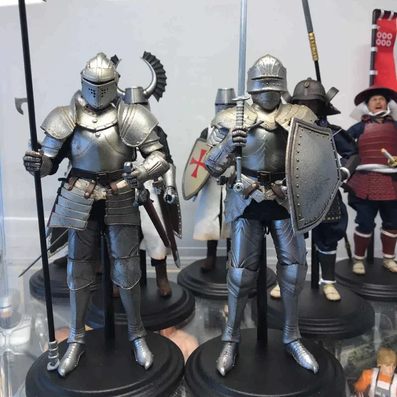 

1/12 COOMODEL Palm Pocket Series Imperial Knight Gothic Hoplite Warrior Full Set Moveable Action Figure with Platform Gift Fans