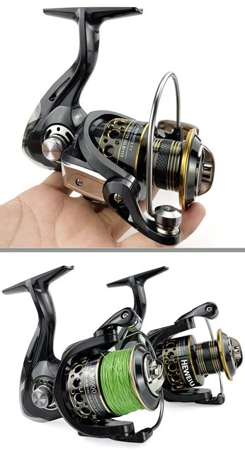 Fishing Spinning Reel Metal Spool 5.2:1/4.7:113BB Ball Bearings Carp Fishing  Reel BK2000-7000 Metal Line Cup Sea Tackle - AliExpress