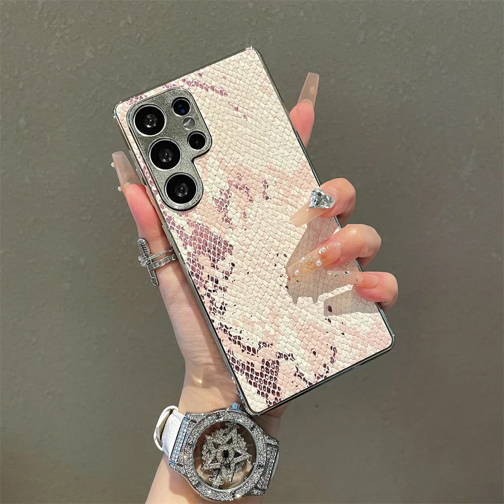 Electroplating Leather Phone Case: Premium Protective Cover with Stylish Finish