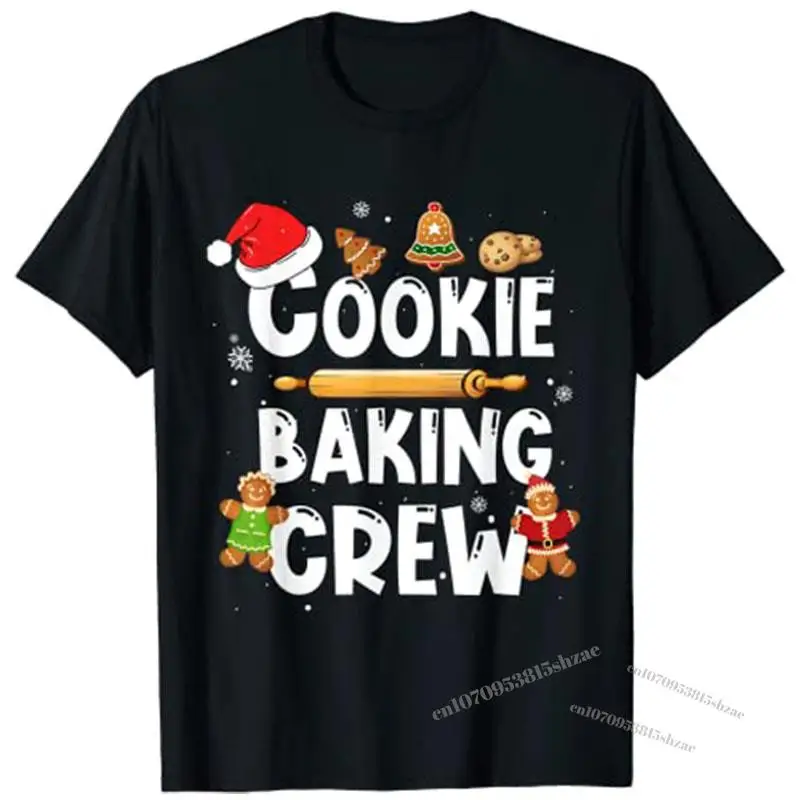 

Christmas Cookie Baking Crew Funny Pajamas Family Xmas T-Shirt
