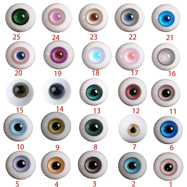 14mm 1/3 1/4 Doll Glass Eyes Doll Accessories Glasss Doll Eyeball 1