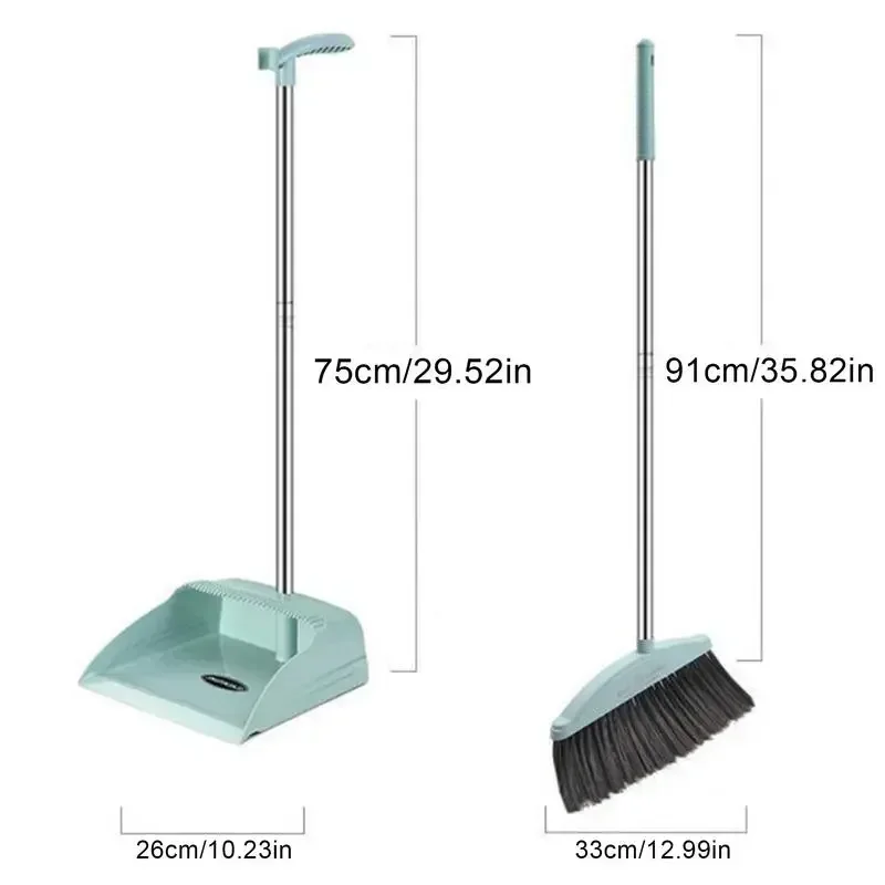 

And Indoor Broom Home Handle For Long Dustpan With Outdoor Pans Room Kitchen Dust Office Set