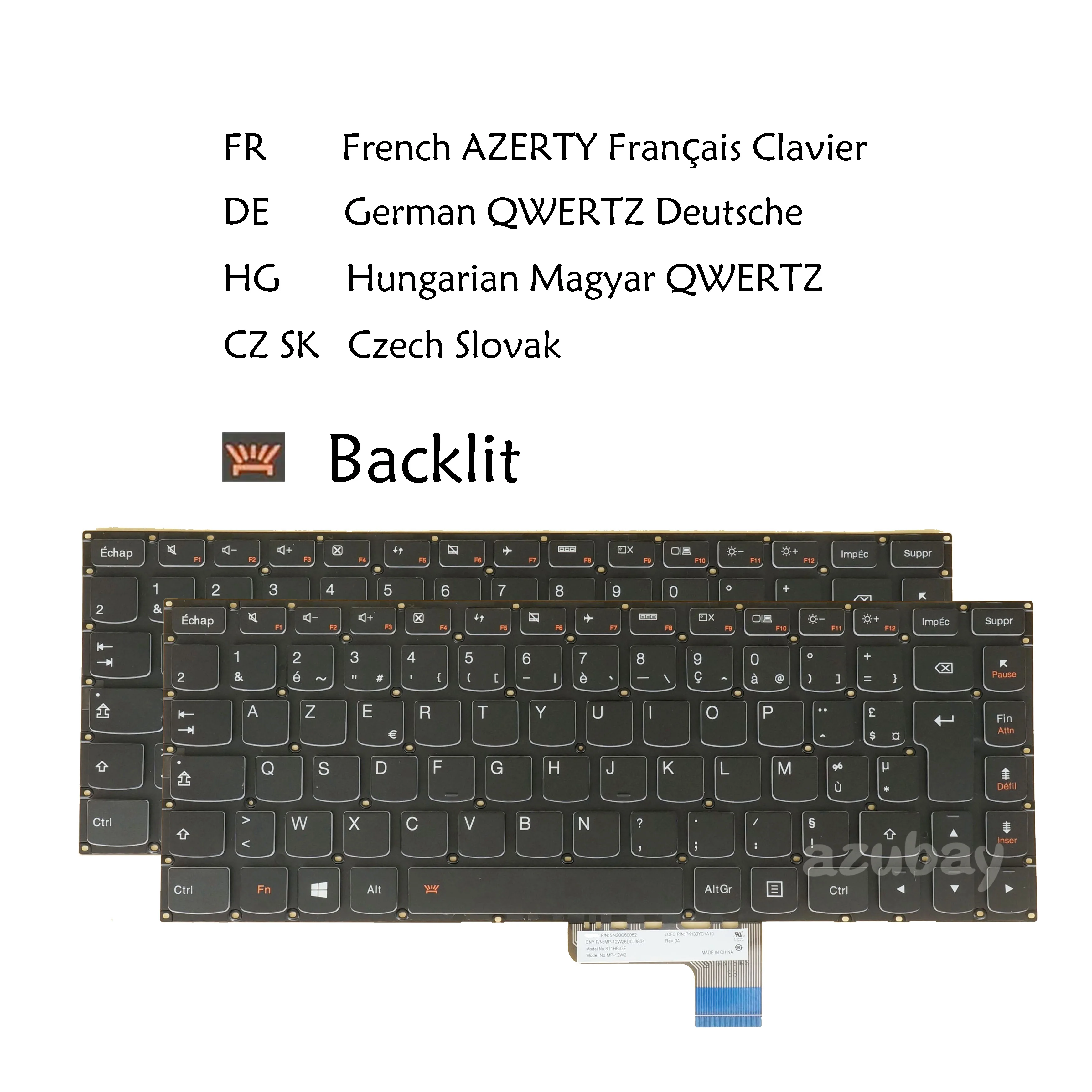 Produktbild von Orig. Tastatur QWERTZ Für Lenovo Ideapad Yoga E31-80KQ, 2 13