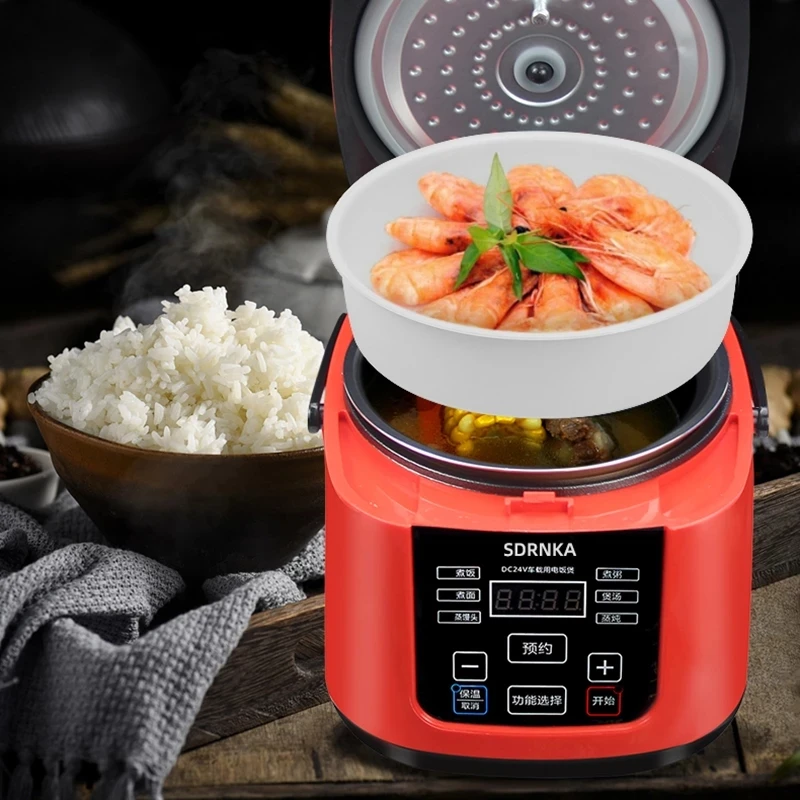  Gagalayong 1 Cup Car-Mounted Mini Rice Cooker Steamer,Cooking  For Soup Porridge and Rice,Cooking Heating and Keeping Warm Function,For  Cooking Soup, Rice, Stews, Grains & Oatmeal（12V White）: Home & Kitchen