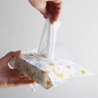 EVA Baby Wet Wipe Pouch Portable Wipes Holder Case Flip Cover Snap-Strap Reusable Refillable Cosmetic Pouch Useful Tissue Box 2