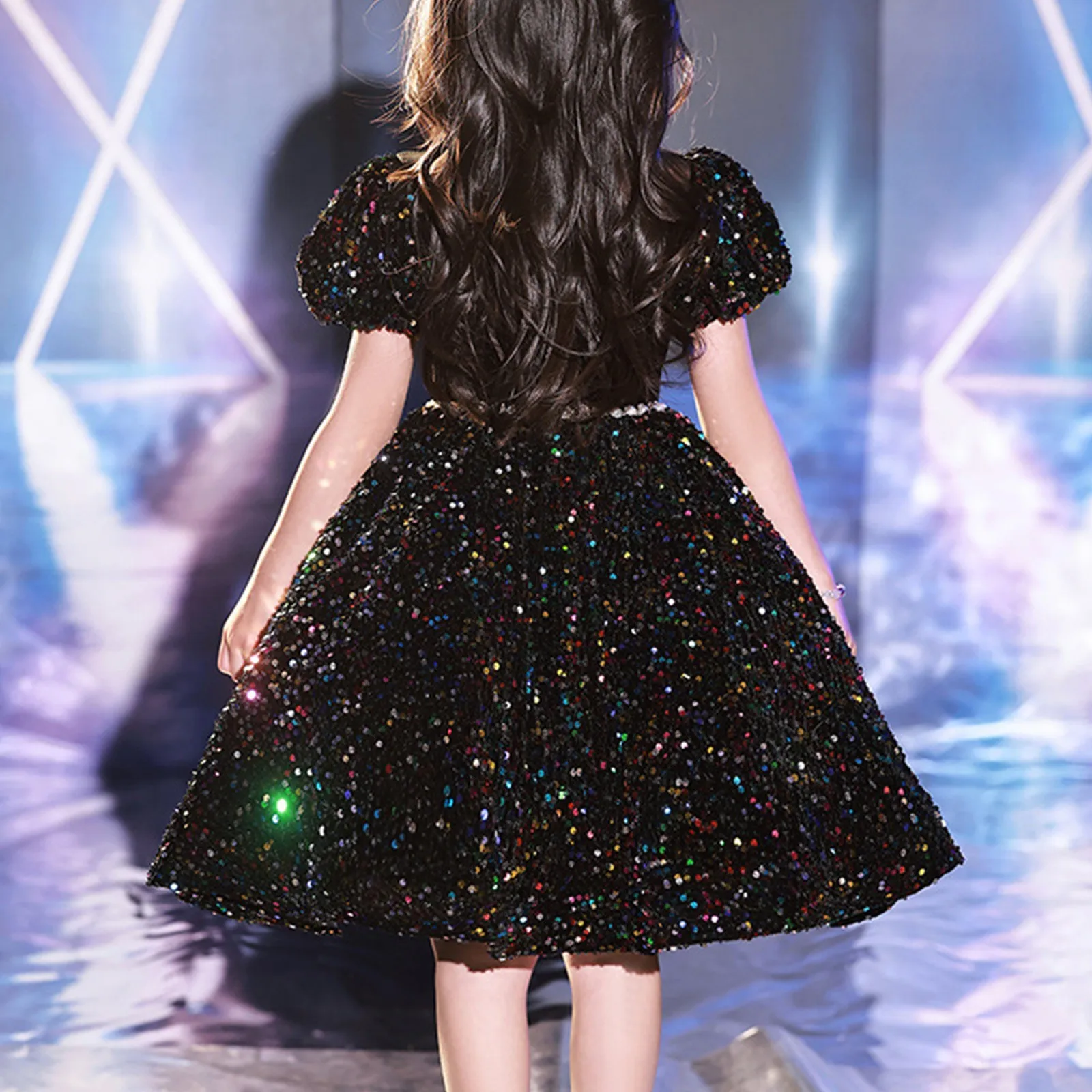 Birthday Party Dress Evening Girl Dresses Exquisite Luxury Flower Girl Dress Graduation Ball Performance Children Dresses