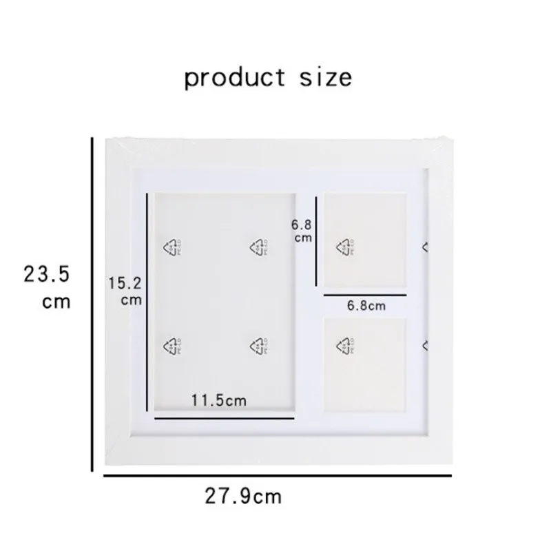 Newborn Baby Hand Foot Print DIY Photo Frame With Mold Clay Imprint Kit Non-toxic Baby Souvenirs Milestone Decor Gift hand and footprint kit hand and footprint clay