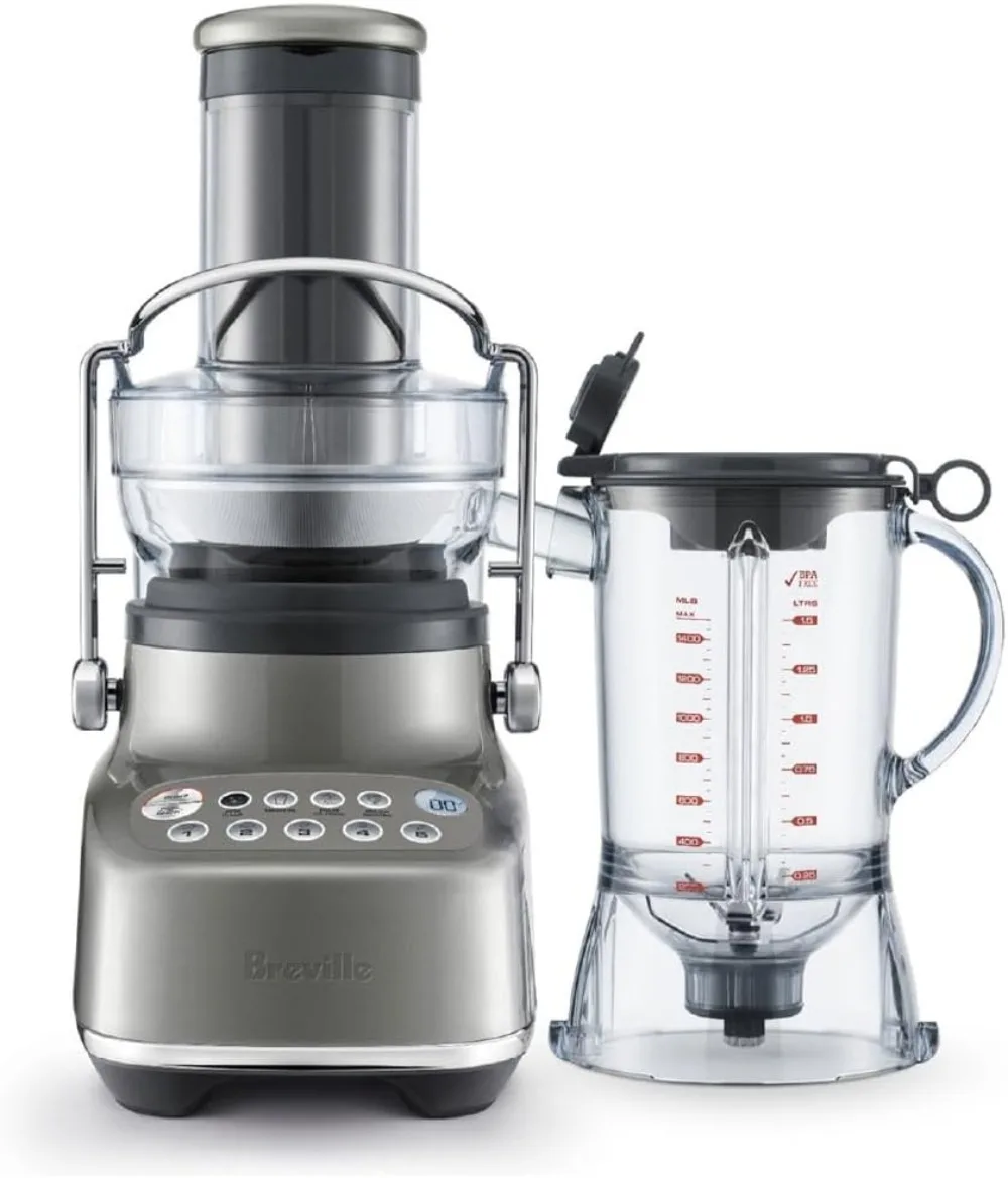 

Блендер и соковыжималка Breville BJB615SHY the 3X Bluicer в одном, копченый Hickory