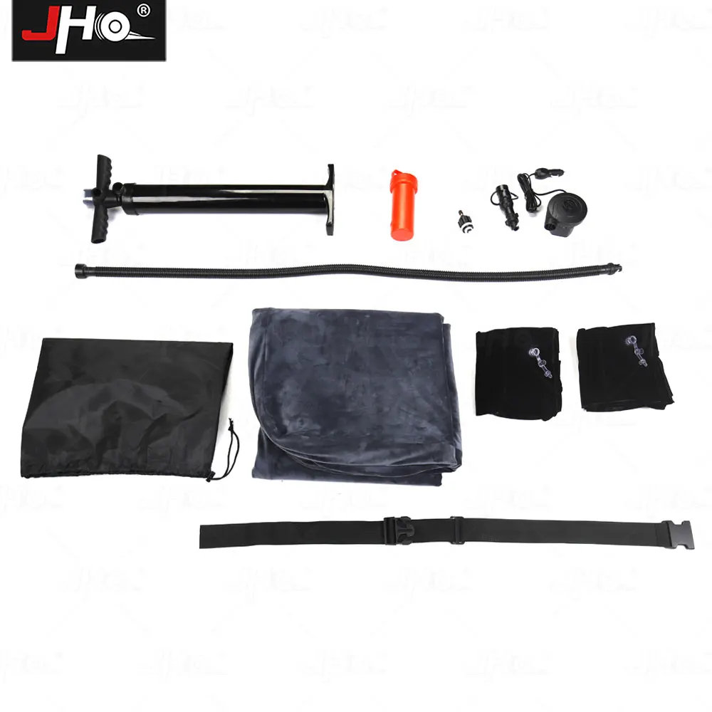 JHO Truck Inflatable Mattress Air Bed With Two Air Pillows Fit For Gen3 F150 Raptor Travel Camping Accessories