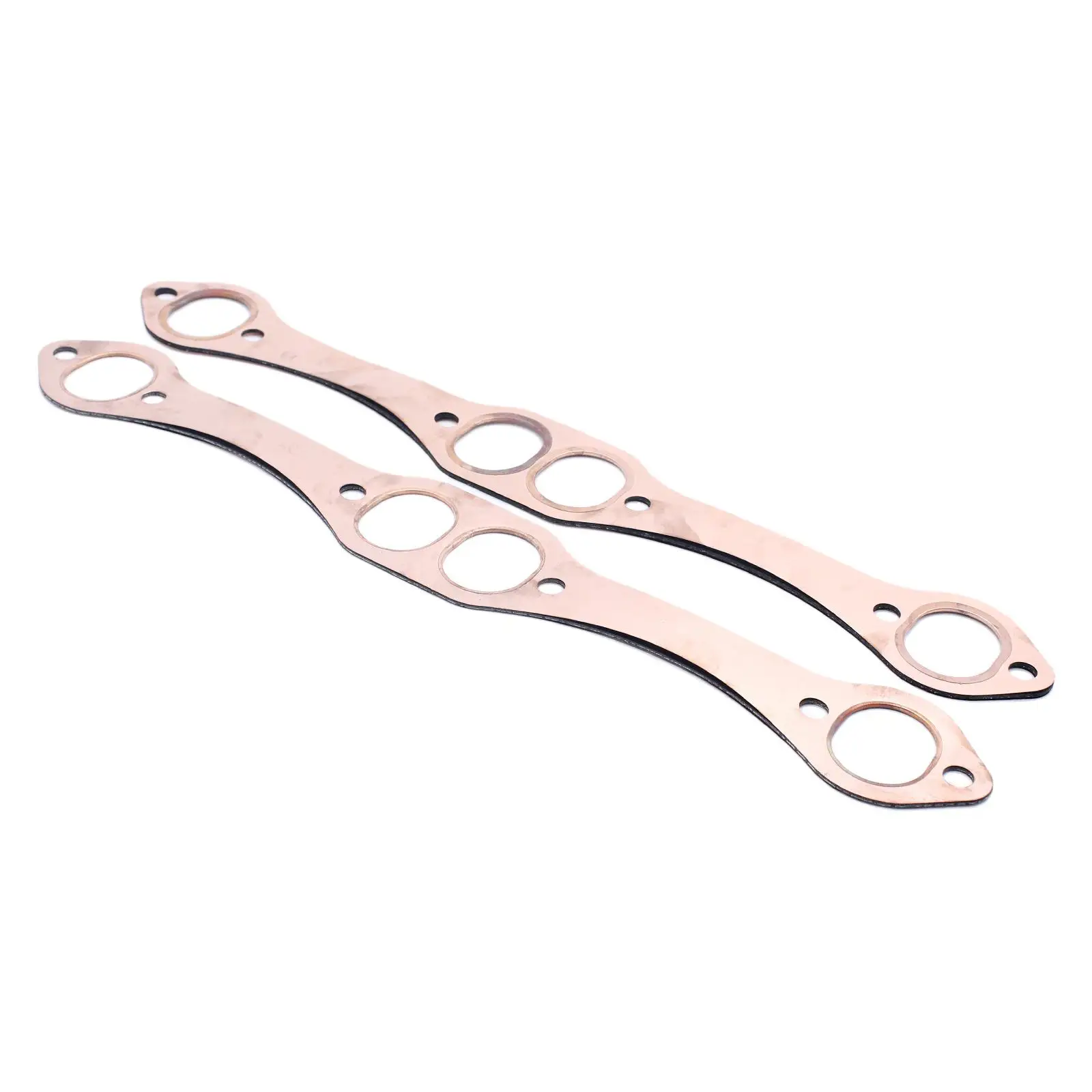 1 Pair SBC Copper Header Exhaust Gasket Seal for 327 305 350 383