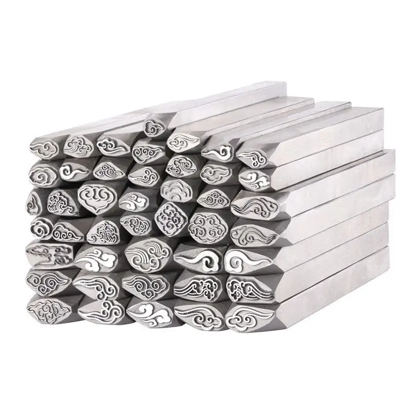 Steel Stamp Manual Engraving Tool for Jewelry Leather DIY