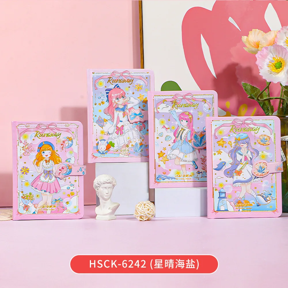 Korean Lovely Flower Series Shiny Stickers Student Handbook - Temu