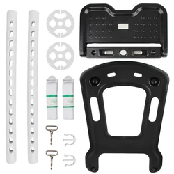 Adjustable Children’s Car Seat Footrest and Pedal Support Attachment (Black)