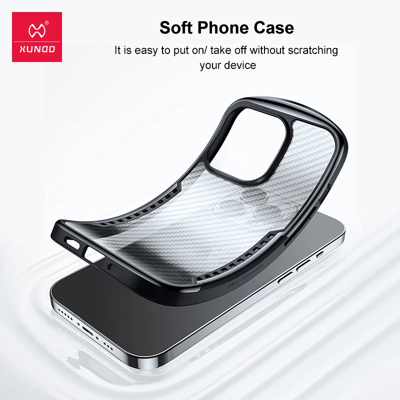 Xundd Phone Case For iPhone 14 Pro Case For iPhone 14 Pro Max For 14 Plus Quick Heat Dissipation Airbag Shockproof Shell