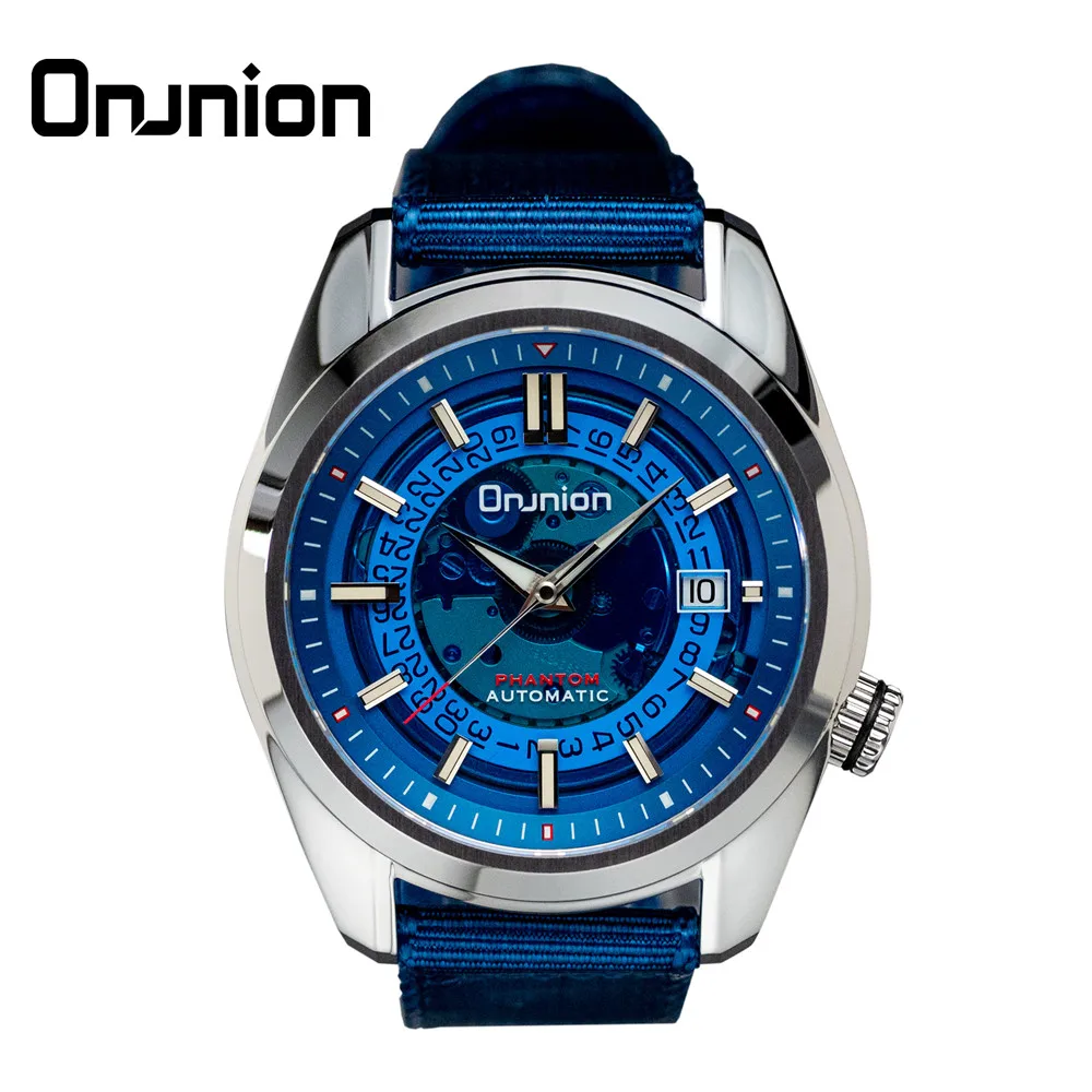 Omnion Luxury Men's Diver Watch Automatic PT5000/SW200 Mechanical Watches Sapphire Glass 20Bar Waterproof reloj hombre