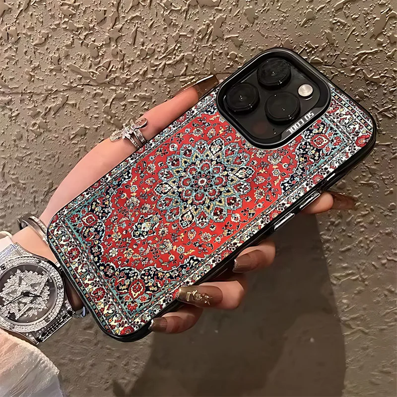 Luxurious Persian Carpet Style Anti-Fall Matte Phone Case